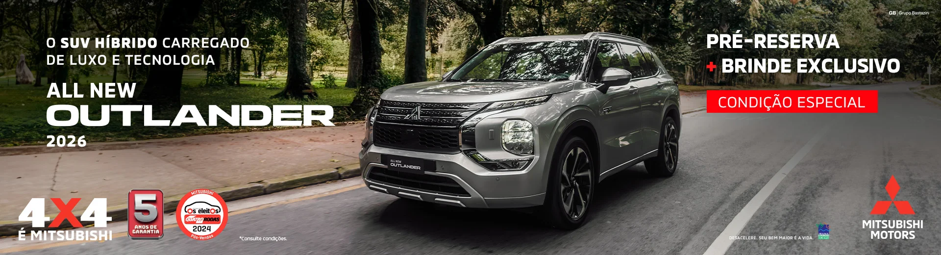 New Outlander – modelo 2026 (híbrido)